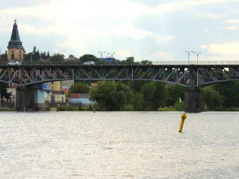 Most přes řeku Labe Roudnice nad Labem